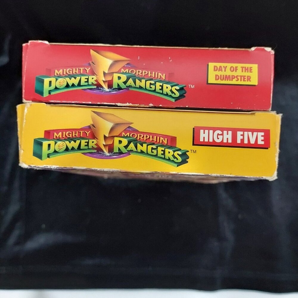 Lot of 2 Power Rangers VHS Tapes Day of the Dumpster & High Five Vintage - Picture 8 of 10
